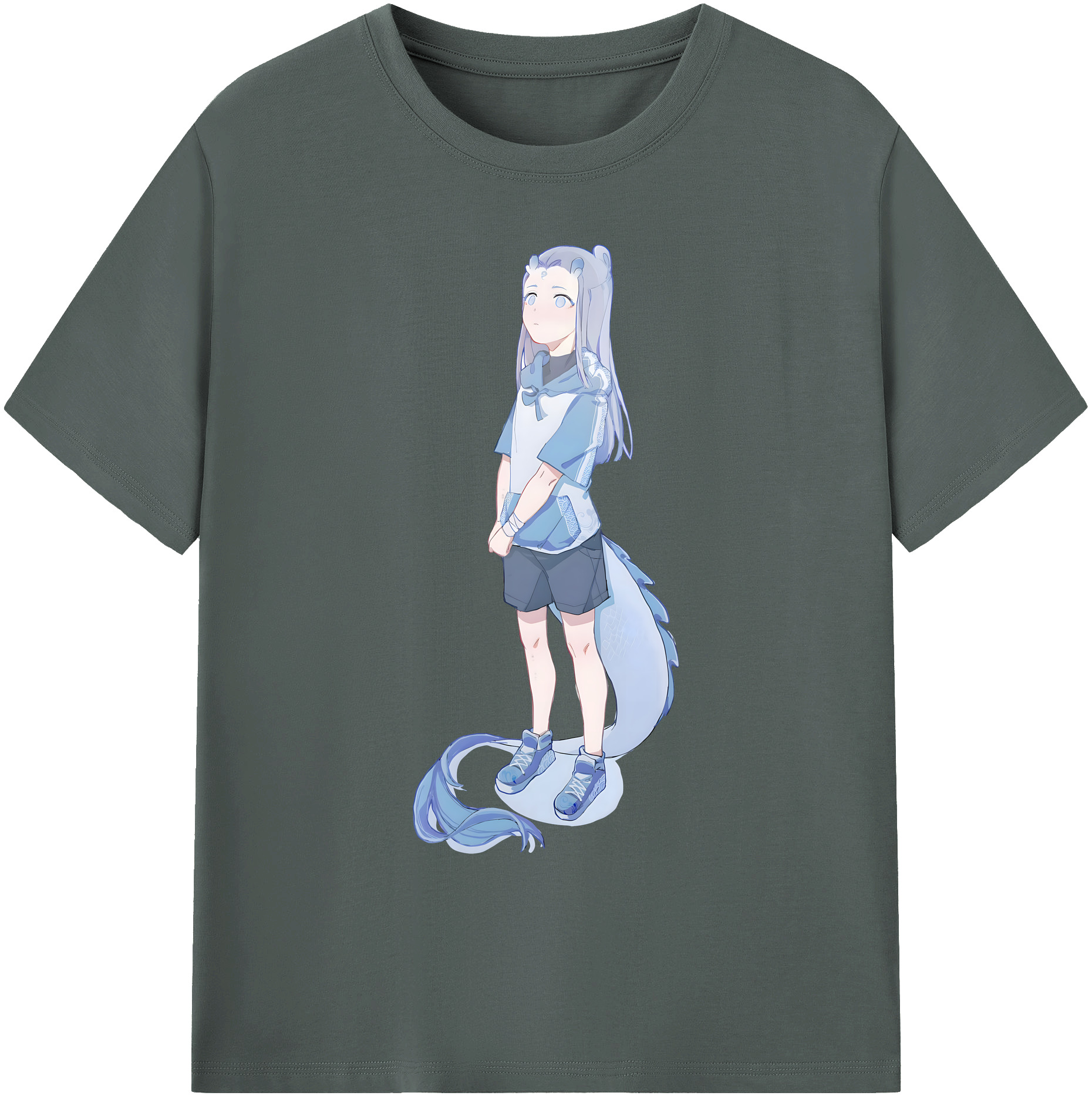 （画像用） Ne Zha 2 ナタ 魔童の大暴れ 綿100％ メンズ半袖Tシャツ｜肌触りやわらか＆通気性